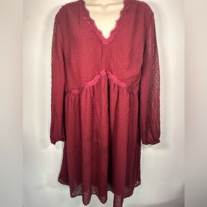 Jasambac women’s burgundy dress size XL